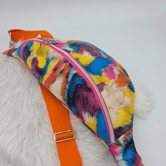 Preview: Gürteltasche / Crossbody Bag Junis - Felloptik